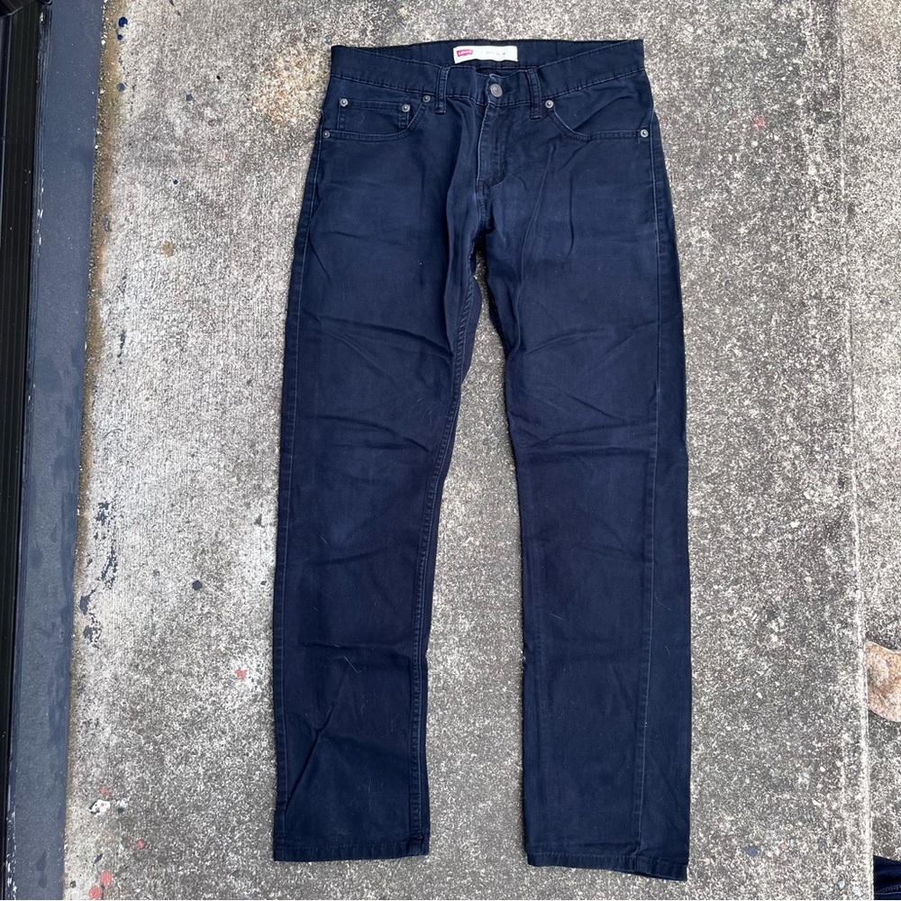 Levi’s 511 Slim Men Jeans Size 29” Waist x 29” Inseam Black Pant Wash Worn - Picture 6 of 6